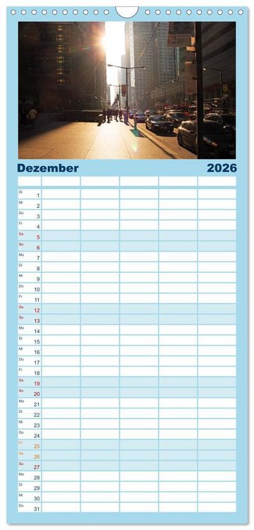 Produktbild: Familienplaner 2026 - Provinzhauptstadt Toronto mit 5 Spalten (Wandkalender, 21 x 45 cm) CALVENDO