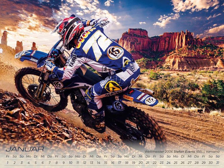 Produktbild: Motocross Artwork Edition Kalender 2027