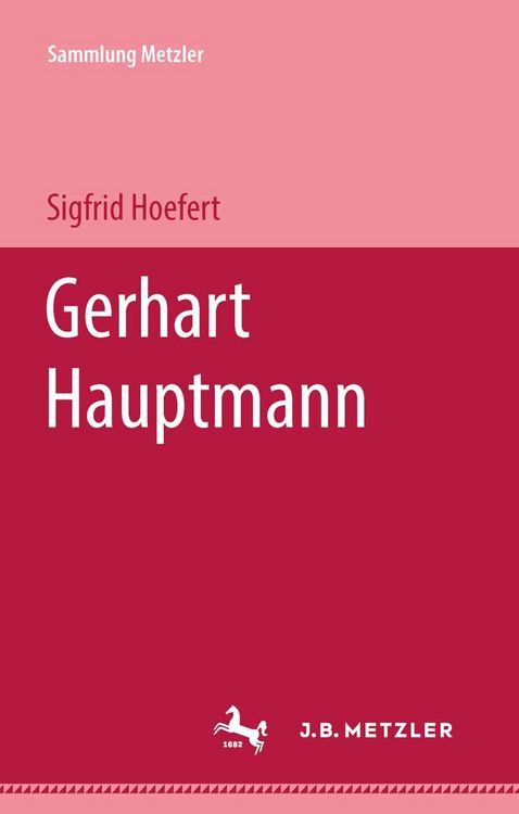 Produktbild: Gerhart Hauptmann