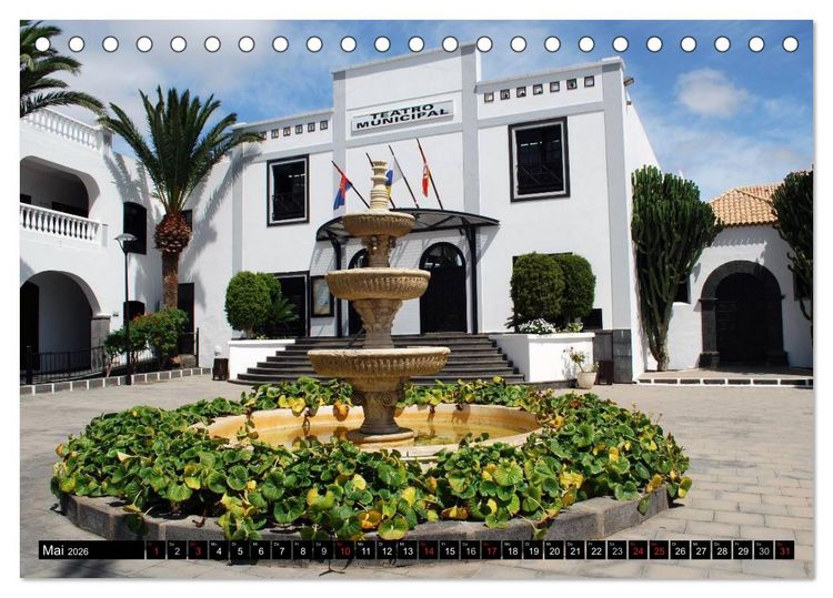 Produktbild: Lanzarote - Kanarische Inseln (Tischkalender 2026 DIN A5 quer), CALVENDO Monatskalender