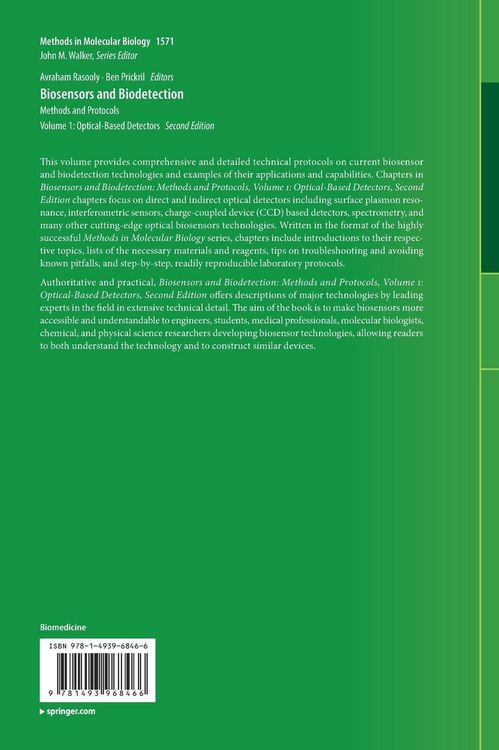 Produktbild: Biosensors and Biodetection