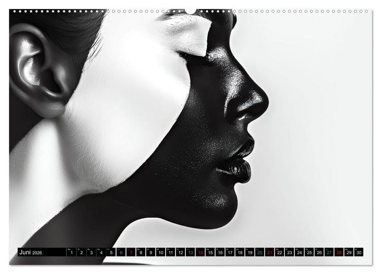Produktbild: Faszination Bodypainting (hochwertiger Premium Wandkalender 2026 DIN A2 quer), Kunstdruck in Hochglanz