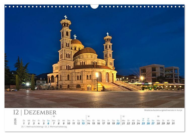 Produktbild: Albanien - wild, authentisch, abenteuerlich (Wandkalender 2026 DIN A3 quer), CALVENDO Monatskalender
