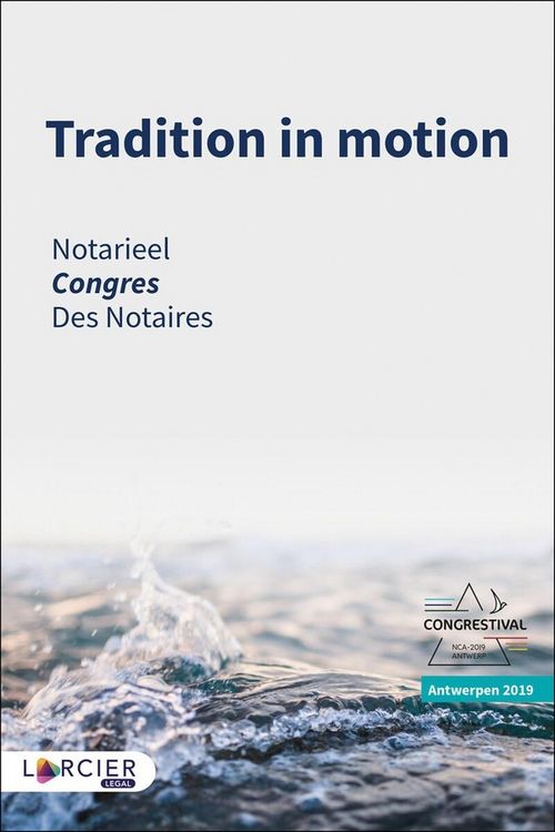 Produktbild: Tradition In Motion ; Congres des Notaires (Edition 2019)