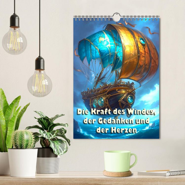 Produktbild: Die Kraft des Windes, der Gedanken und der Herzen (Wandkalender 2026 DIN A4 hoch), CALVENDO Monatskalender