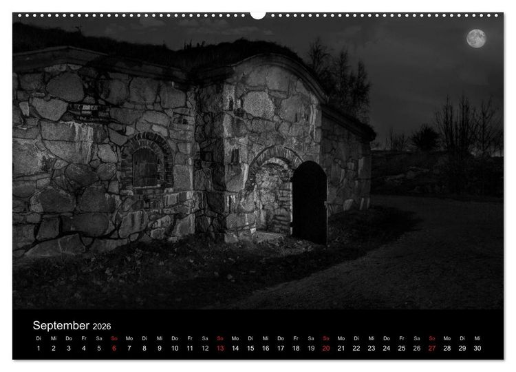 Produktbild: Objekte in schwarz weiss (hochwertiger Premium Wandkalender 2026 DIN A2 quer), Kunstdruck in Hochglanz