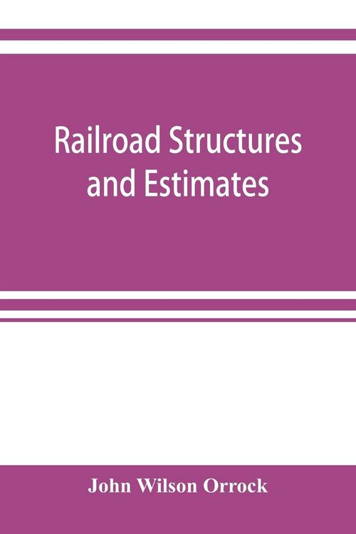 Produktbild: Railroad structures and estimates
