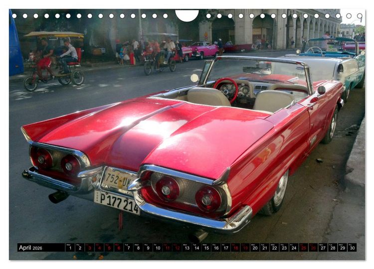 Produktbild: Ford Thunderbird (Wall Calendar 2026 DIN A4 landscape), CALVENDO 12 Month Wall Calendar