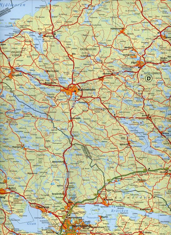 Produktbild: KuF Schweden 03. S&uuml;d-Schweden (Ost) 1 : 250 000. Stra&szlig;enkarte
