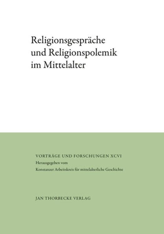 Produktbild: Religionsgespr&auml;che und Religionspolemik im Mittelalter