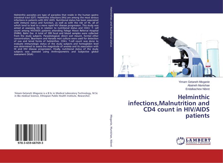 Produktbild: Helminthic infections,Malnutrition and CD4 count in HIV/AIDS patients