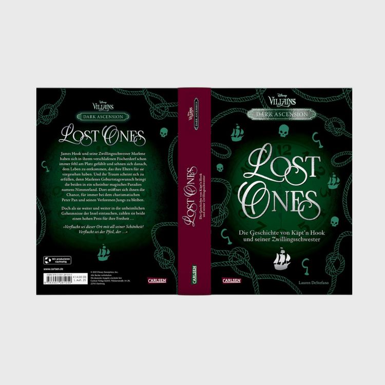 Produktbild: Disney Villains &ndash; Dark Ascension 2: LOST ONES &ndash; Die Geschichte von K&auml;pt'n Hook und seiner Zwillingsschwester