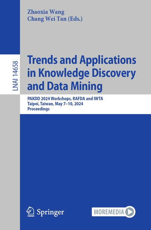 Produktbild: Trends and Applications in Knowledge Discovery and Data Mining
