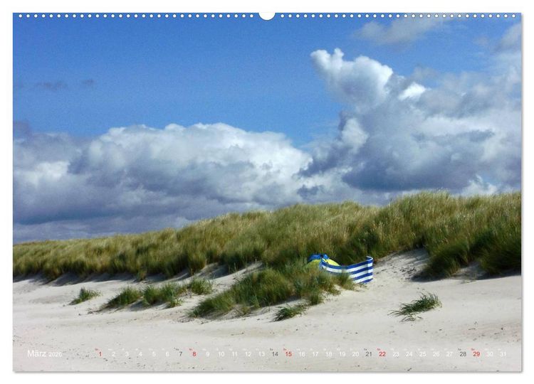 Produktbild: Wo de Ostseewellen trecken an den Strand 2026 (Wandkalender 2026 DIN A2 quer), CALVENDO Monatskalender