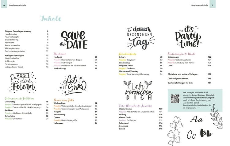 Produktbild: Die gro&szlig;e Handlettering-Bibliothek - Inspiration & Vorlagen f&uuml;r jede Gelegenheit