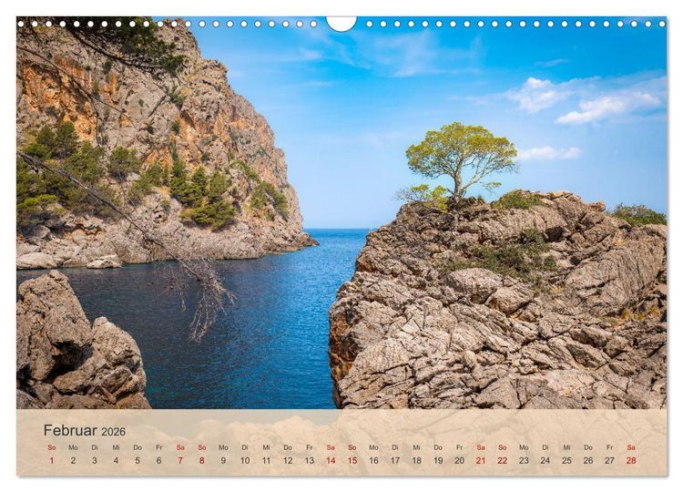 Produktbild: Mallorca - Perle des Mittelmeers (Wandkalender 2026 DIN A3 quer), CALVENDO Monatskalender