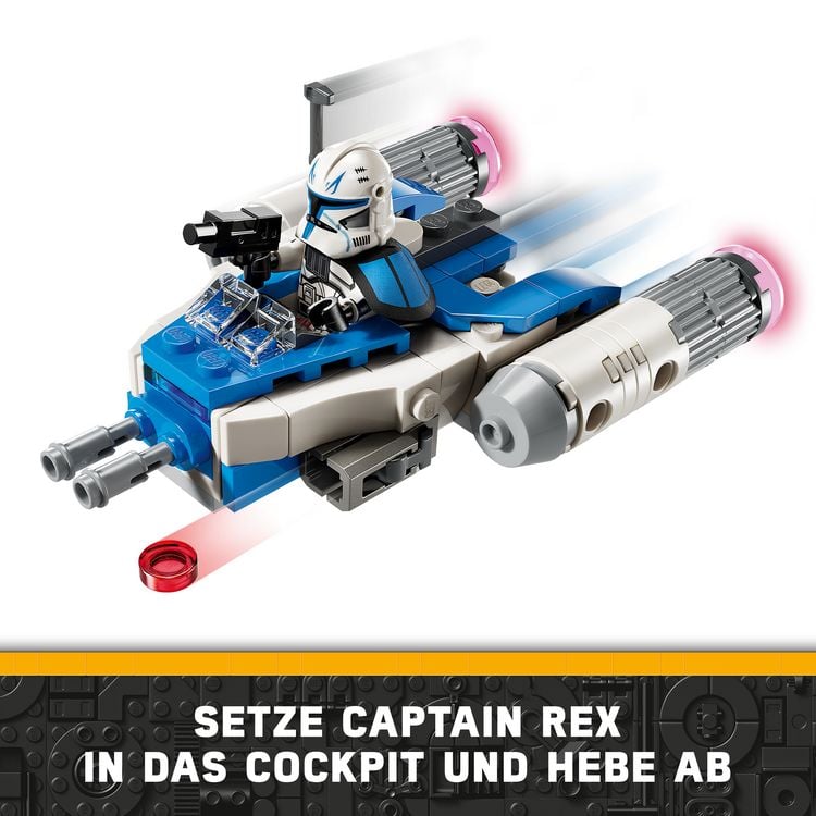 Produktbild: LEGO Star Wars Captain Rex Y-Wing Microfighter 75391, Fantasy-Spielzeug