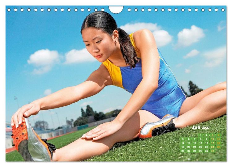 Produktbild: Faszination Leichtathletik: Schneller, h&ouml;her, weiter (Wandkalender 2027 DIN A4 quer), CALVENDO Monatskalender
