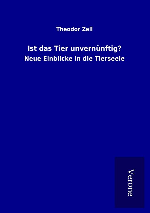 Produktbild: Ist das Tier unvern&uuml;nftig?