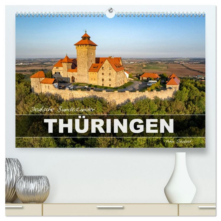 Produktbild: Deutsche Bundesl&auml;nder - Th&uuml;ringen (hochwertiger Premium Wandkalender 2026 DIN A2 quer), Kunstdruck in Hochglanz