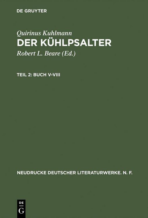 Produktbild: Buch V-Viii