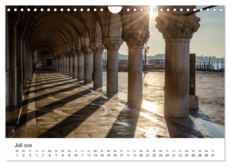 Produktbild: Venedig - Die sch&ouml;nsten Orte (Wandkalender 2026 DIN A4 quer), CALVENDO Monatskalender