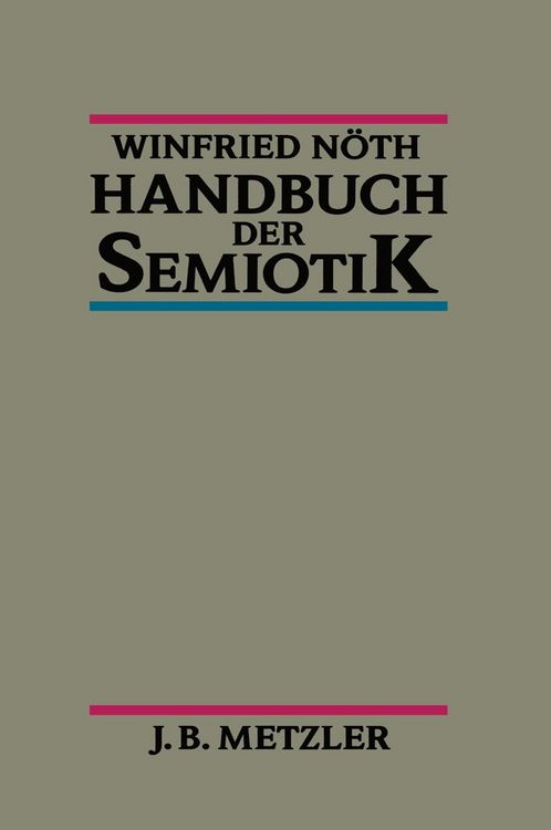 Produktbild: Handbuch der Semiotik