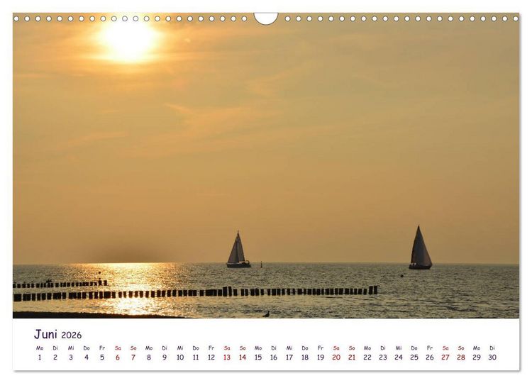 Produktbild: Natur und Landschaft Mecklenburg - Vorpommern 2026 (Wandkalender 2026 DIN A3 quer), CALVENDO Monatskalender