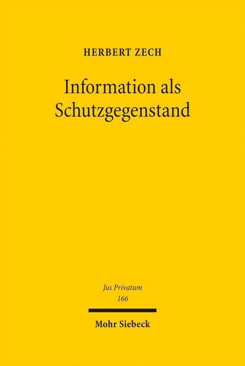 Produktbild: Information als Schutzgegenstand
