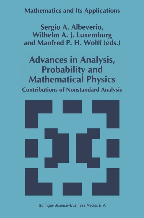 Produktbild: Advances in Analysis, Probability and Mathematical Physics