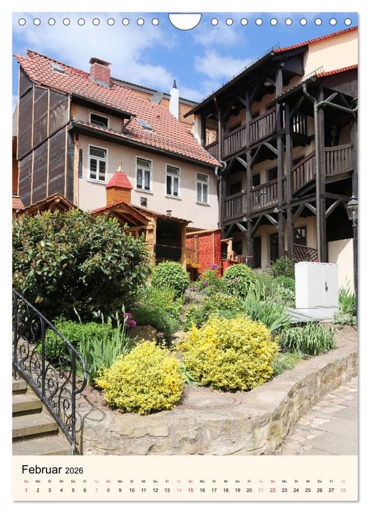 Produktbild: Rudolstadt - Ein Spaziergang (Wandkalender 2026 DIN A4 hoch), CALVENDO Monatskalender