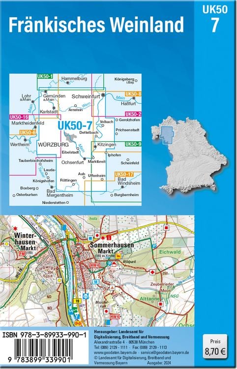 Produktbild: UK50-7 Fr&auml;nkisches Weinland