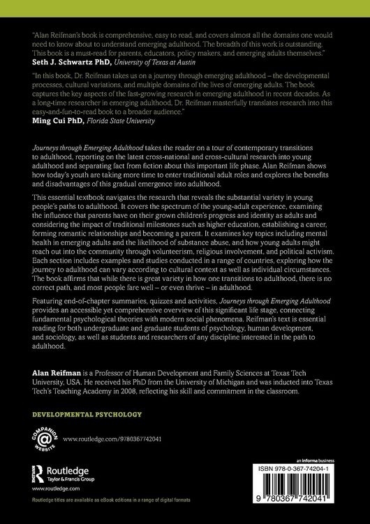Produktbild: Journeys Through Emerging Adulthood