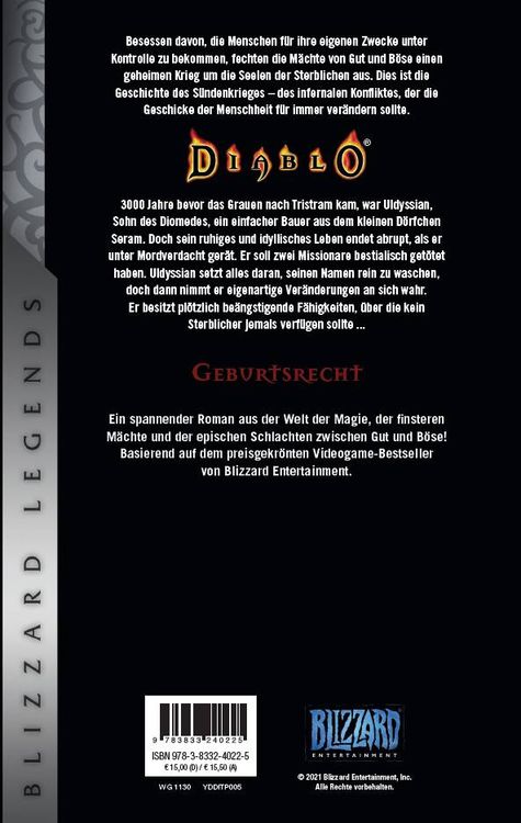 Produktbild: Diablo: S&uuml;ndenkrieg Buch 1 - Geburtsrecht