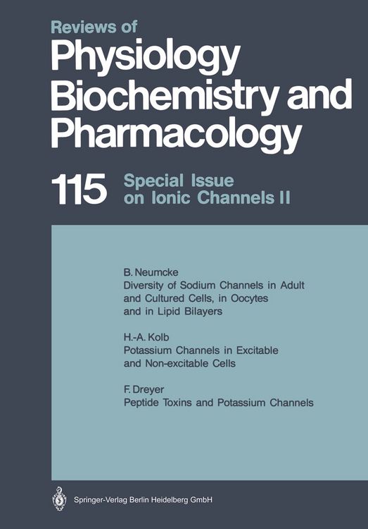 Produktbild: Special Issue on Ionic Channels II
