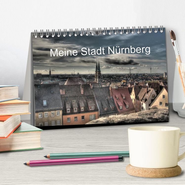 Produktbild: Meine Stadt N&uuml;rnberg 2026 (Tischkalender 2026 DIN A5 quer), CALVENDO Monatskalender