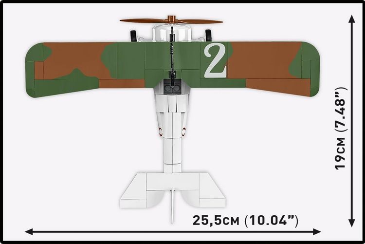Produktbild: COBI Historical Collection 2997 - Nieuport 17 C.1, Bausatz 1:32, 277 Klemmbausteine