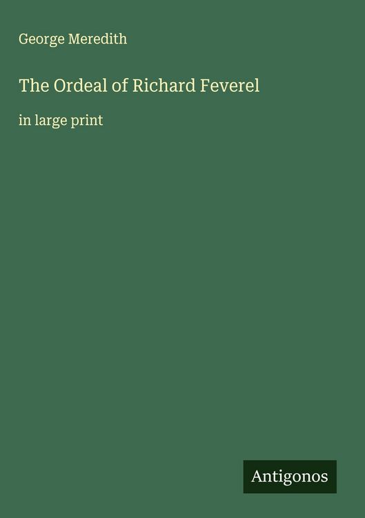 Produktbild: The Ordeal of Richard Feverel