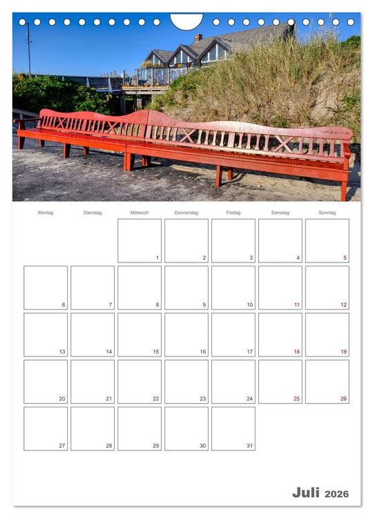 Produktbild: F&ouml;hr &hellip; verliebt in die Insel (Wandkalender 2026 DIN A4 hoch), CALVENDO Monatskalender