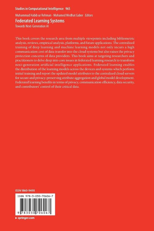 Produktbild: Federated Learning Systems