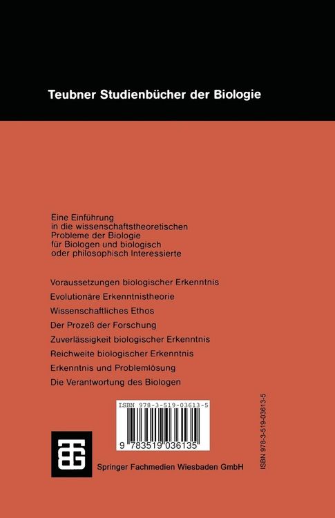 Produktbild: Biologische Erkenntnis