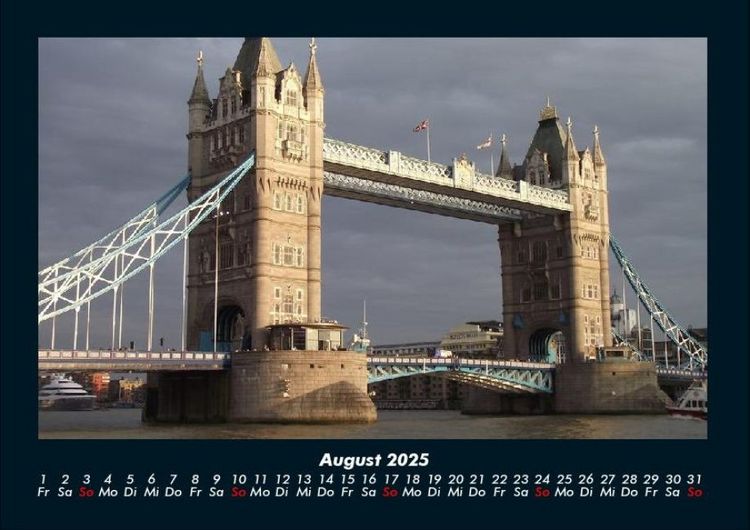 Produktbild: London 2025 Fotokalender DIN A4