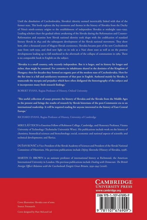 Produktbild: Slovakia in History