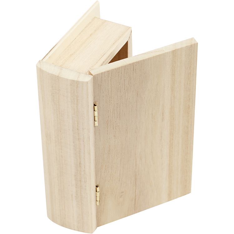 Produktbild: Creativ Company Holzbox in Buchform, Gr&ouml;&szlig;e 14x9x4 cm, 1 Stk