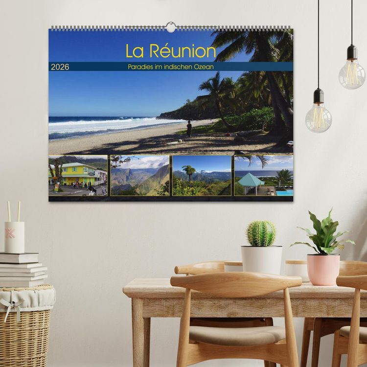 Produktbild: La R&eacute;union - Paradies im indischen Ozean (Wandkalender 2026 DIN A2 quer), CALVENDO Monatskalender
