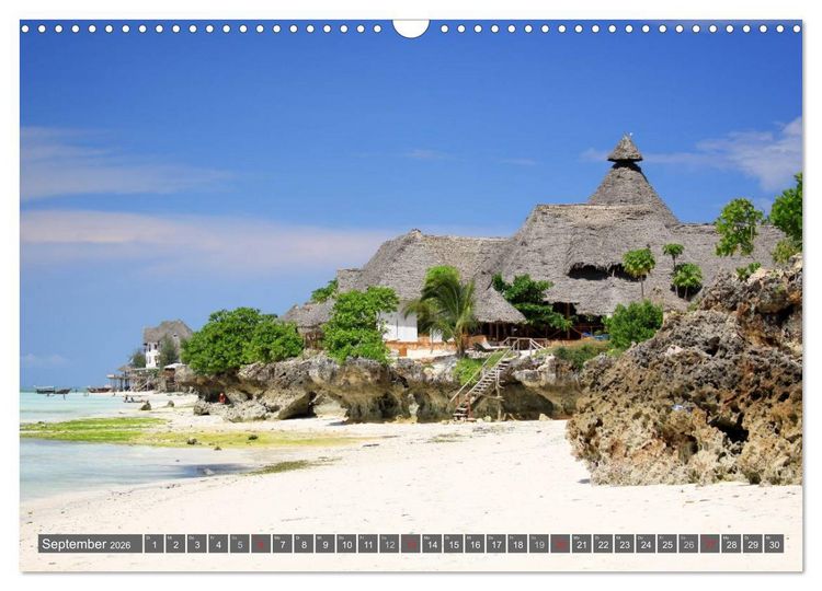 Produktbild: Sansibar (Wandkalender 2026 DIN A3 quer), CALVENDO Monatskalender