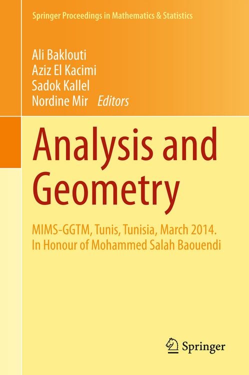 Produktbild: Analysis and Geometry