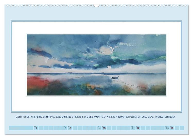 Produktbild: Licht und Linie (hochwertiger Premium Wandkalender 2027 DIN A2 quer), Kunstdruck in Hochglanz