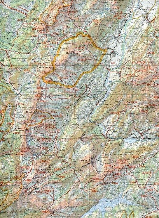 Produktbild: Swisstopo 1 : 50 000 Rochers de Naye Ski