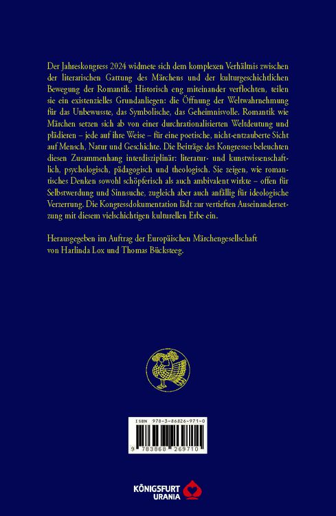 Produktbild: M&auml;rchen und Romantik Buchhandelsausgabe